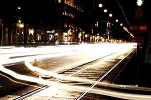 Light Streaks in Vienna.
